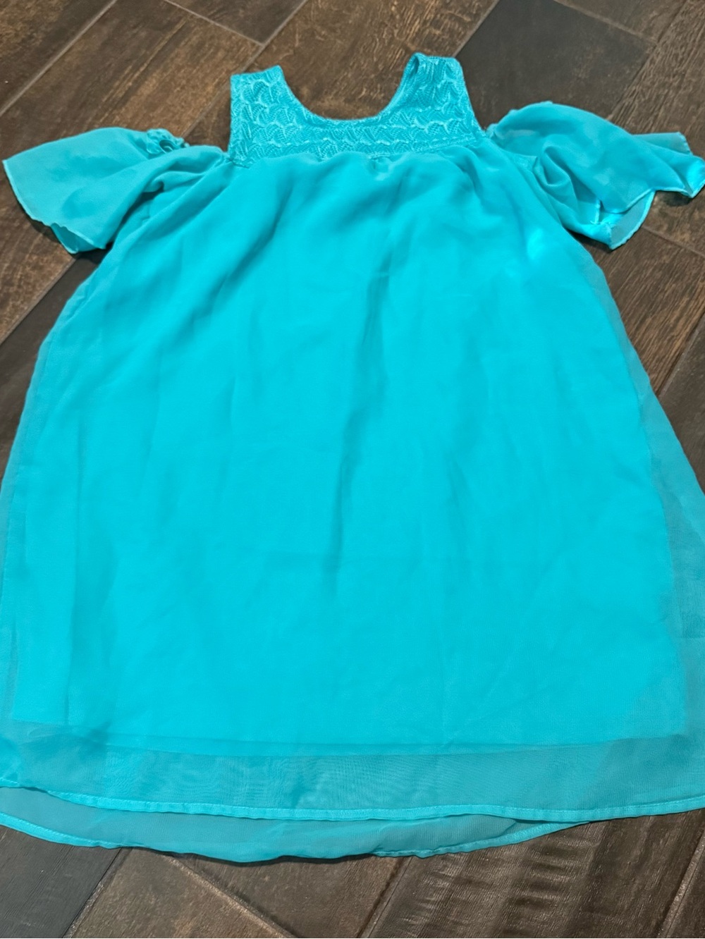 EUC Wonder Nation Cold Shoulder Shift Dress